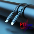 USB C к Type C кабель Быстрая зарядка 60 Вт PD кабель QC 3,0 Быстрая зарядка мобильный телефон зарядный провод USB C кабель для передачи данных для Xiaomi 12
