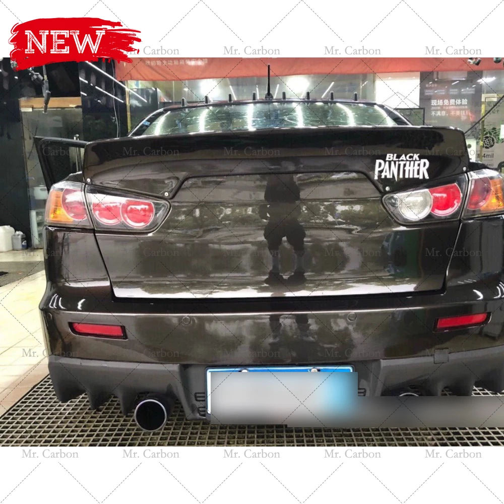 ФАП спойлер для багажника MITSUBISHI LANCER EVO 10 RB STYLE ROCKET из углеродного волокна отделка