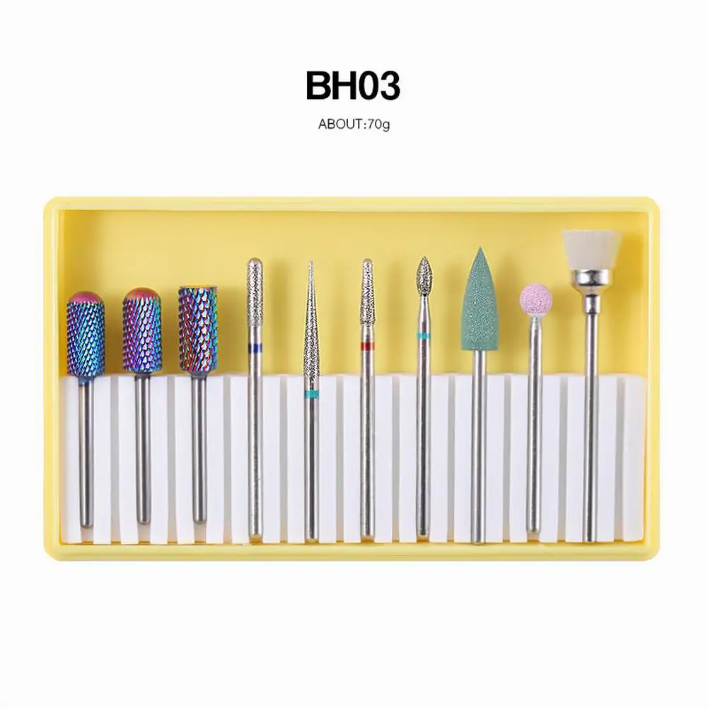 

8pcs Nail Drill Bits Electric Polisher Drill Bits And 8 Kinds Of Styles For Acrylic Nail Gel Manicure Machine Nail Art Beauty
