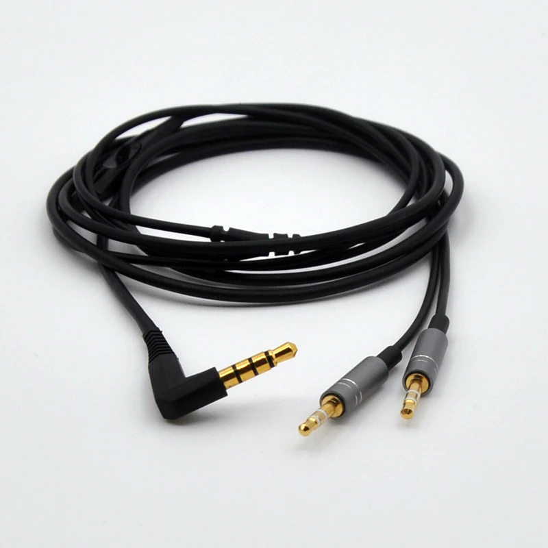 

New! Audio Cable with mic For Hifiman HE400S HE-400I HE560 HE-350 HE1000 / HE1000 V2 headphone （double 2.5mm）