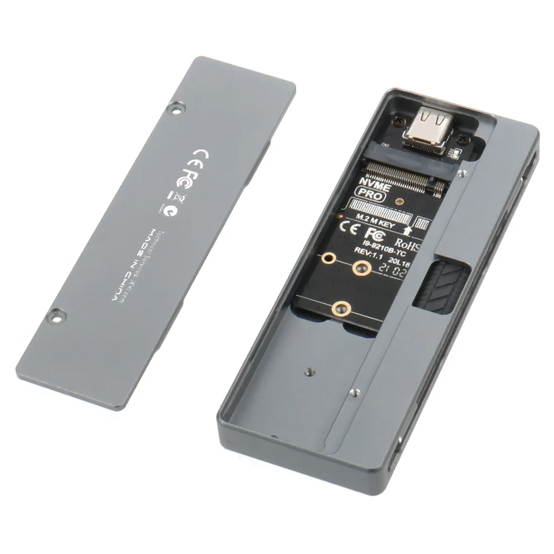 JEYI i9 GTR Aluminium TYPEC3.1 Mobile Hdd Box Optibay HDD Enclosure TYPE C m. 2 USB3.1 M.2 PCIE SSD U.2 PCI-E for 2260 2280