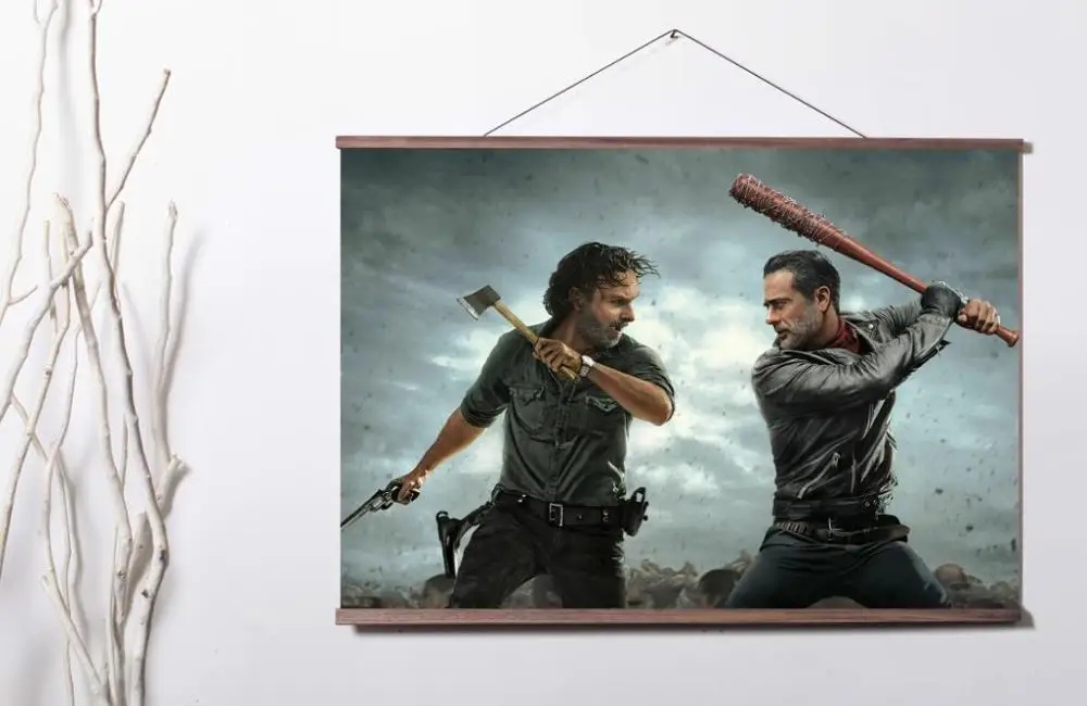 Ходячие мертвецы ТВ серия художественный холст плакат украшение живопись с