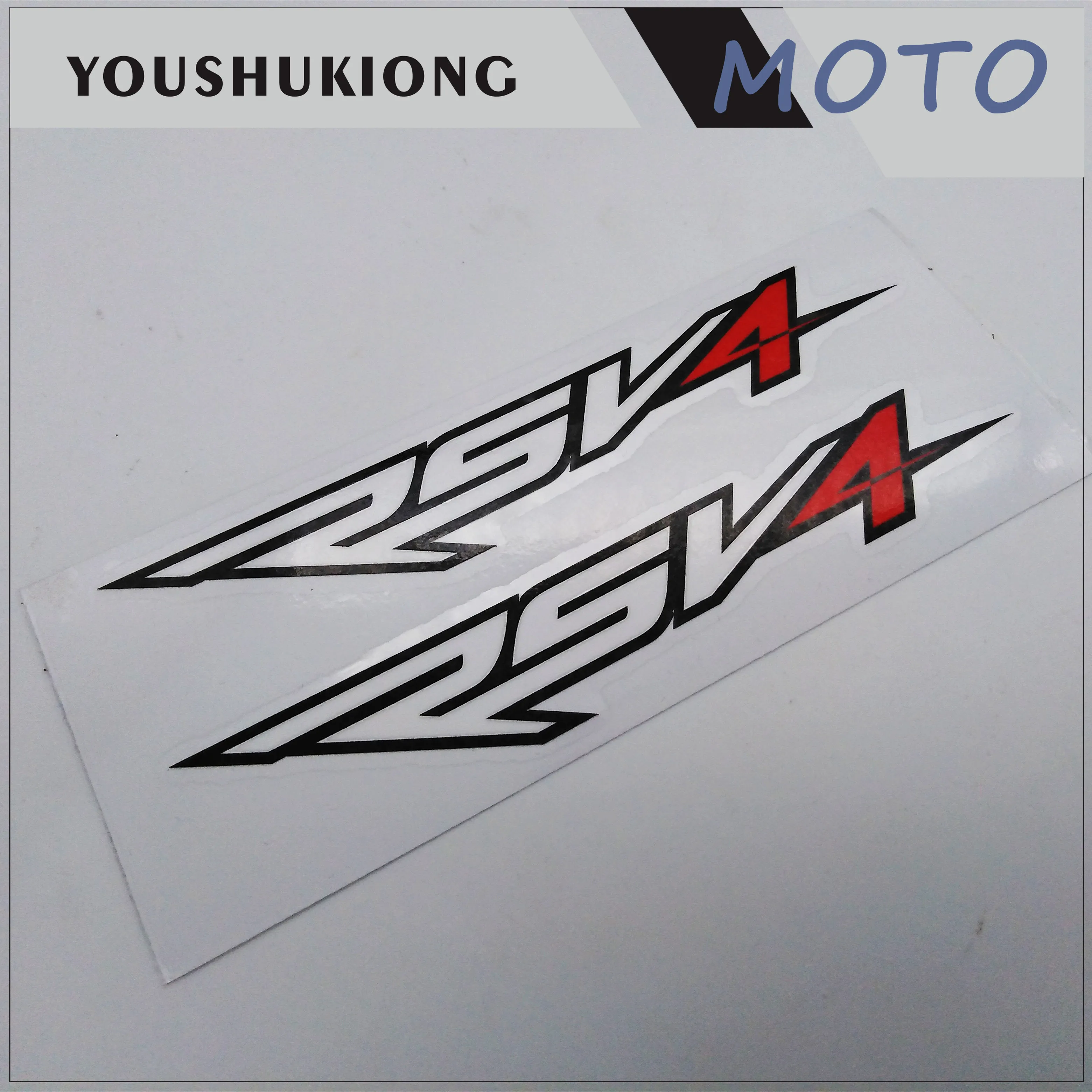 

1 Pair Motorcycle Badge Fairing Decals Emblem Logo Sticker For F800 GT ZX-10R RSV4 GSXR R1 R6