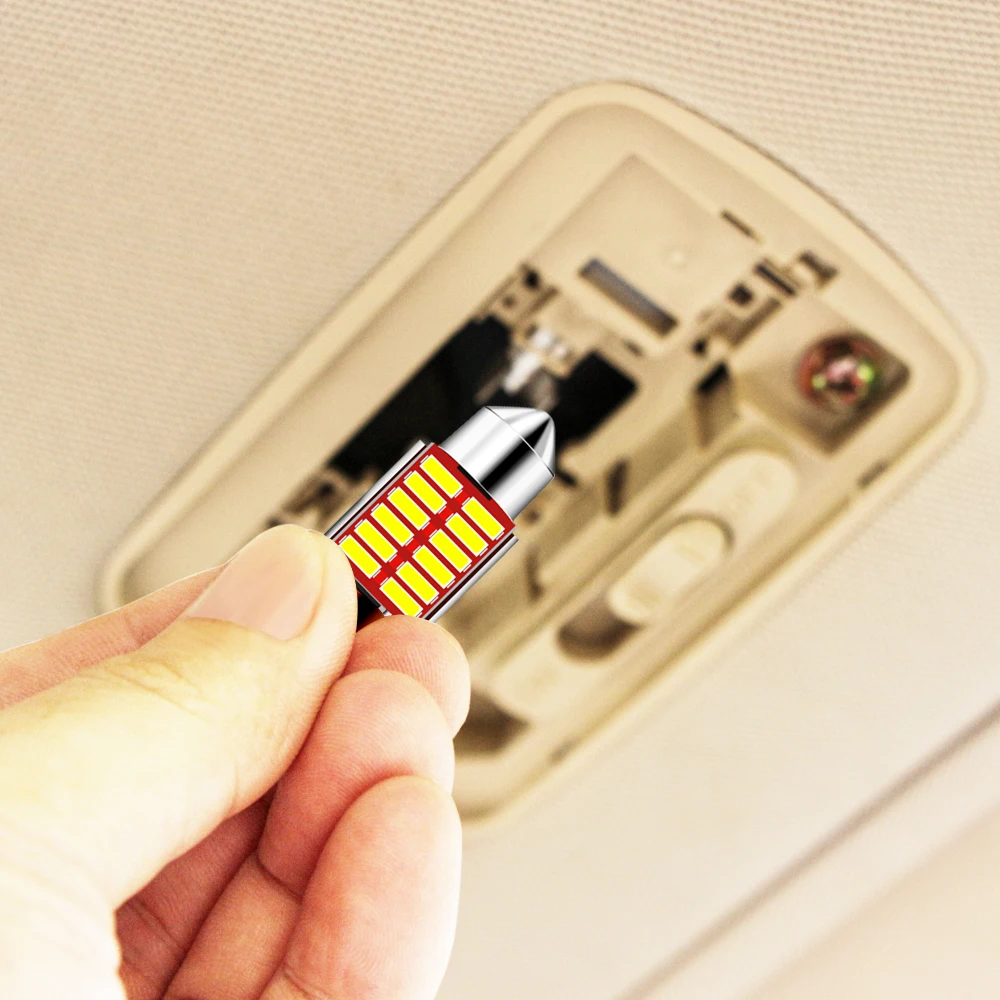 C5W гирлянда светодиодная лампа автомобиля для чтения светильник Audi A3 A4 B6 B8 A6 C5 C6 80