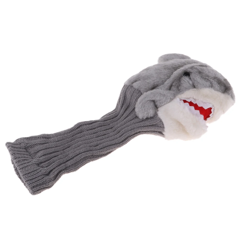 

Universal Golf Club Wood Head Cover Protector Headcover - Shark Shape