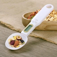 500g0 1g portable lcd digital kitchen scale measuring spoon gram electronic spoon weight volumn food scale new high quality 1pc