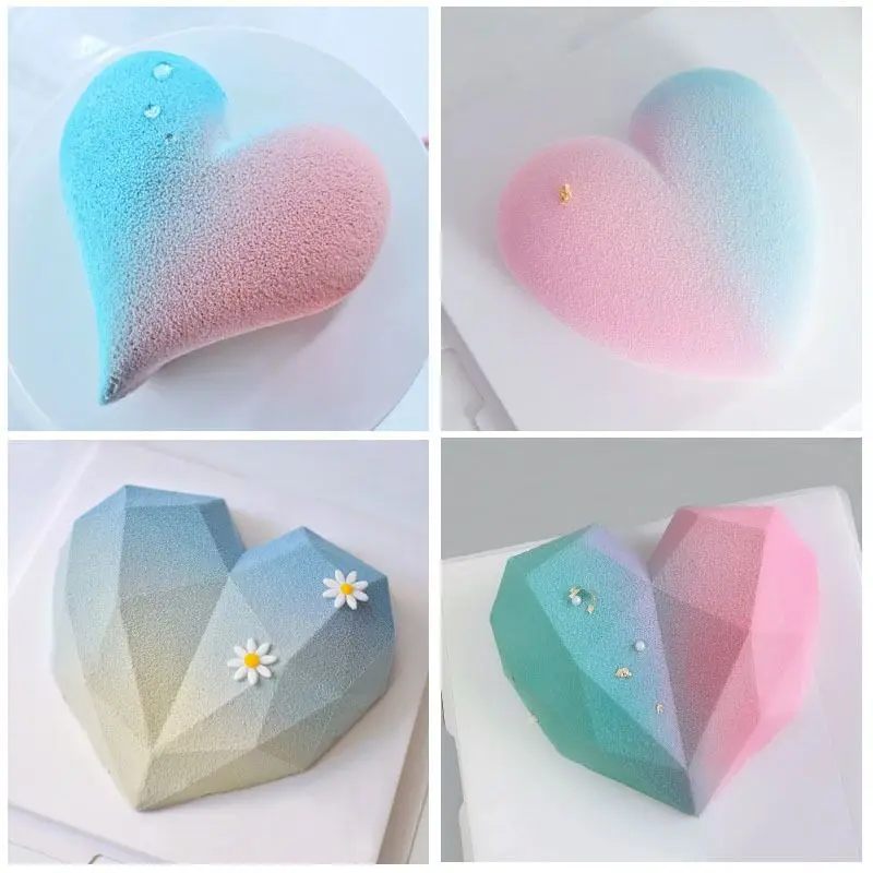 Форма для торта "Валентин" из силикона для шоколадных муссов и десертов.