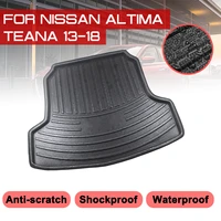 car rear trunk boot mat for nissan altima teana 2013 2018 waterproof floor mats carpet anti mud tray cargo liner