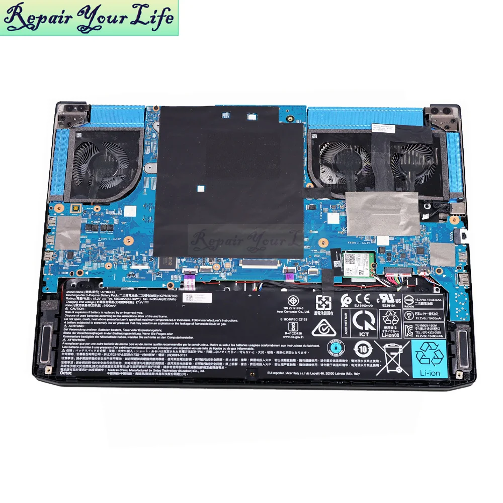 pt515 gaming laptop cpu cooling fans graphics card fan for acer predator triton 500 pt500 pt515 52 nd75c51 19k15 nd75c23 18k03 free global shipping