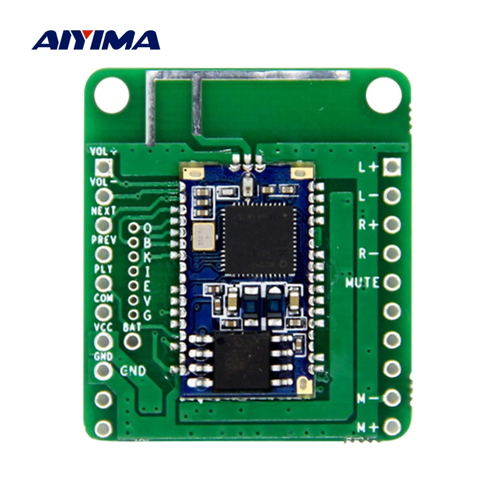 

Bluetooth-усилитель AIYIMA, аудиоплата 2x3 Вт, стерео усилитель QCC3003, Bluetooth 5,0, приемник, «сделай сам», динамик, домашний звуковой кинотеатр
