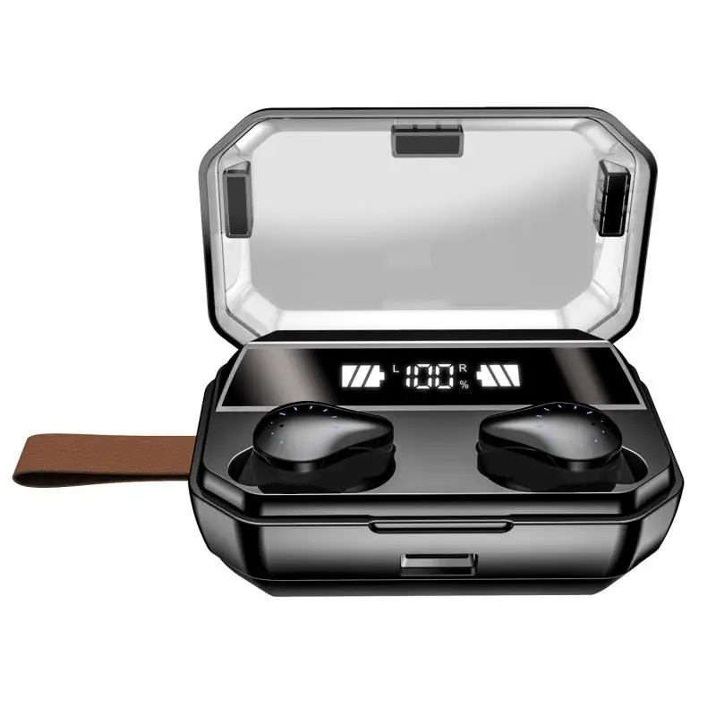 8000 мАч TWS 9D стерео Hifi Bluetooth 5,0 наушники светодиодный дисплей IPX7 водонепроницаемые наушники беспроводные гарнитуры