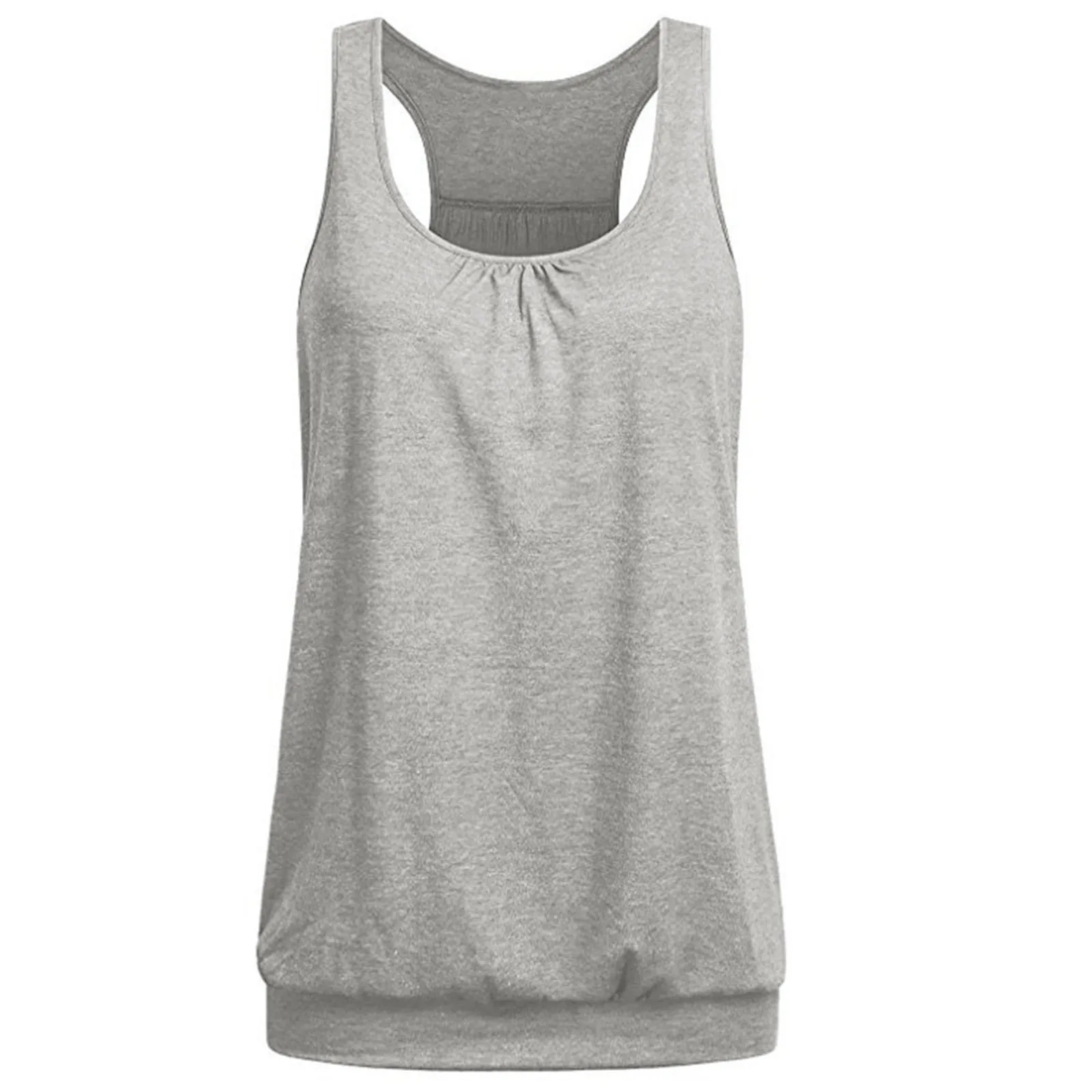 Размера плюс женская хлопковая майка без рукавов топы Лето Повседневные