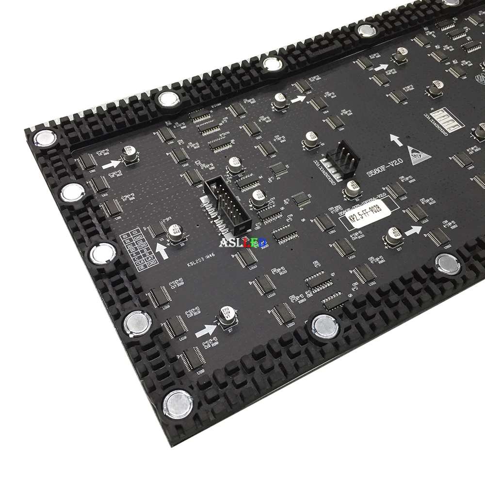 

P2.5 Flexible LED Display Module 320X160mm Size, Indoor High-Definition Full-Color Curved Screen Unit Board HUB75 Interface