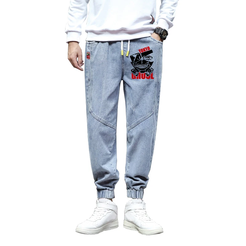 Токийский Гуль аниме Harajuku уличная одежда женские джинсовые брюки Kaneki Ken