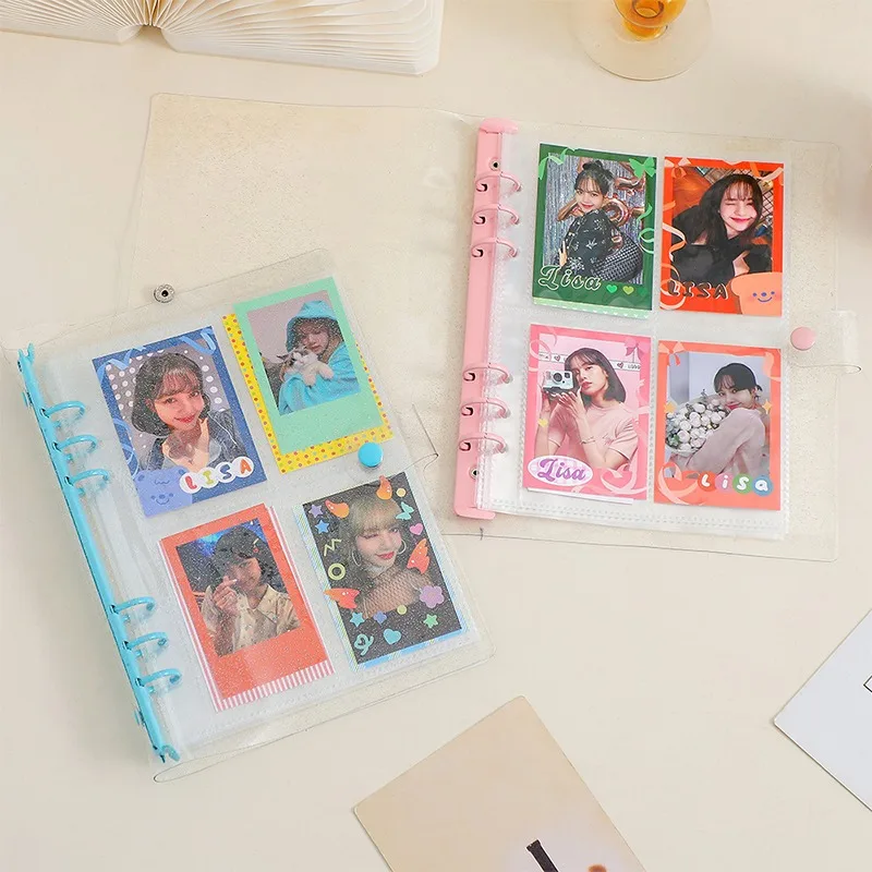 

Idol Photo Stickers Organizer A5 Book Korean Album Binder Storage Collect Book Journal Diary Agenda Planner School Stationery