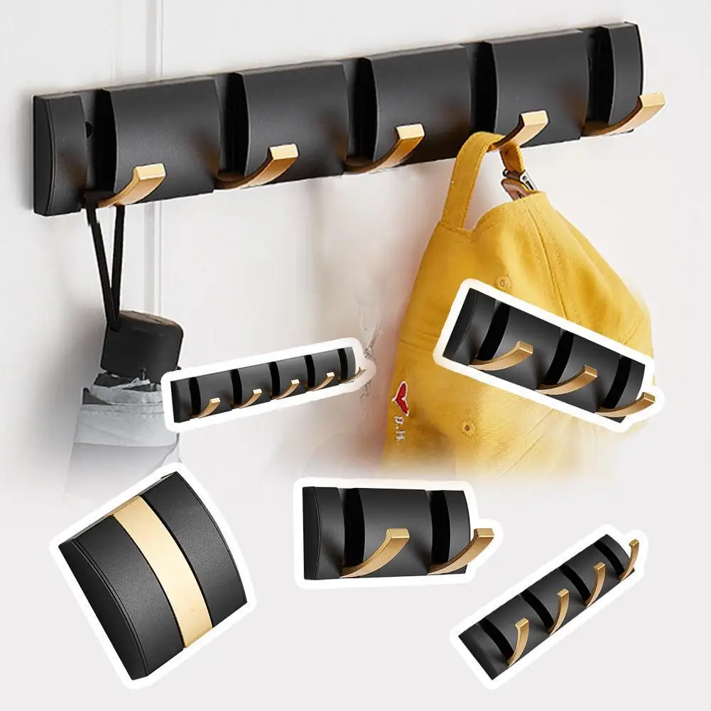 

Черные настенные крючки без перфорации, крючки для детской одежды, крючок для халата, пальто, аксессуары для ванной комнаты, крепление