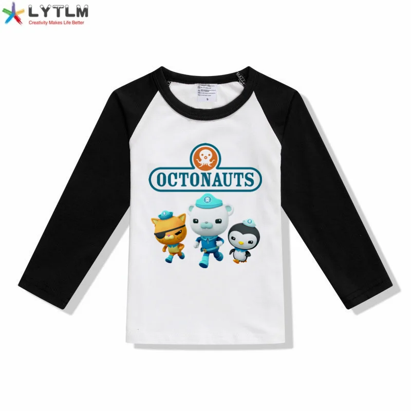 

LYTLM The Octonauts Boys T Shirt Adventure Squad Goals Girls Shirts Superhero Tshirts for Kids Fall Boy T Shirts for Children