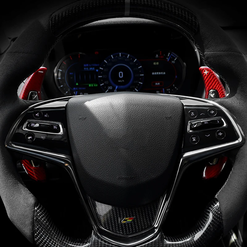 T-Carbon Steering Wheel Paddle Shifter Extension for Cadillac XTS XT5 ATS ATS-L 40T 28T Shift | Автомобили и мотоциклы
