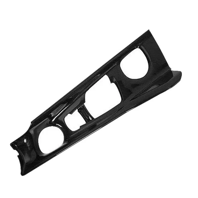 Углеродное волокно стиль коробка переключения передач панель накладка подходит