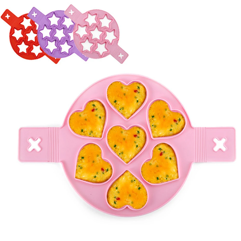 Форма для яиц 7 отверстий жарки силиконовые формы блинов производитель