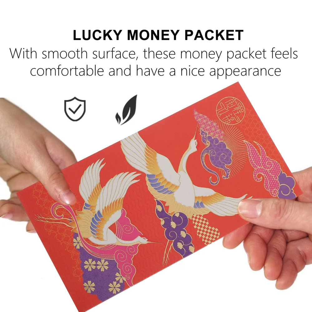 

8Pcs Chinese New Year Envelopes Money Packet Pretty Festive Hong Bao