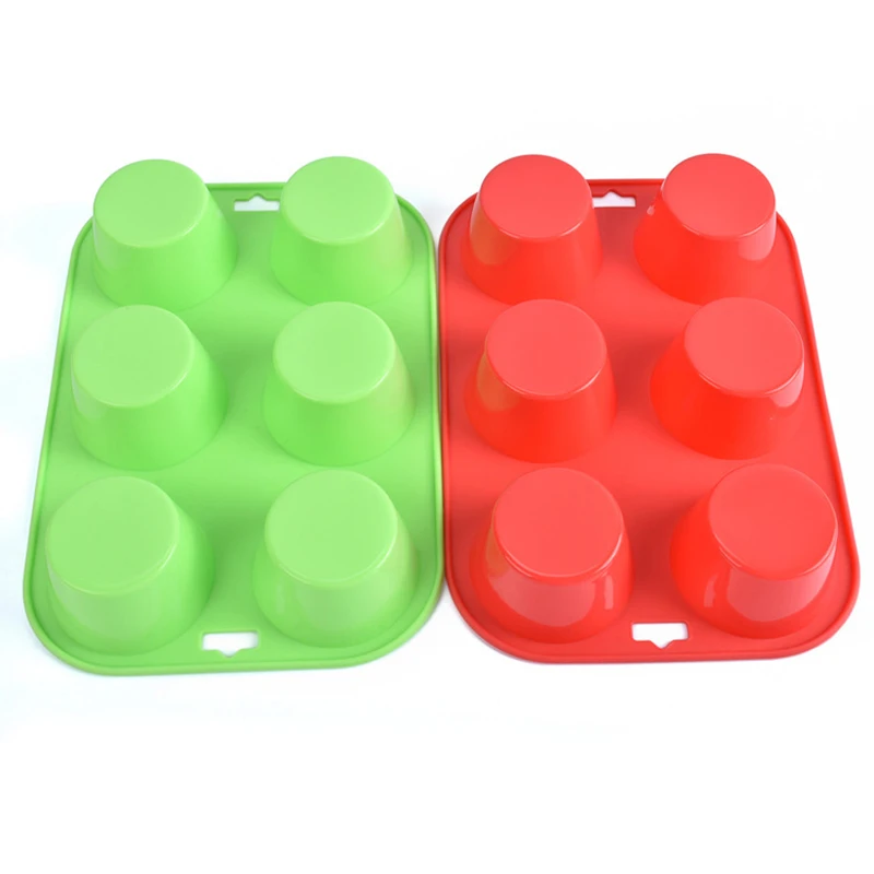 YIWUMART 6 полости силиконовые формы для торта в форме цветов Печенье Шоколад кекс