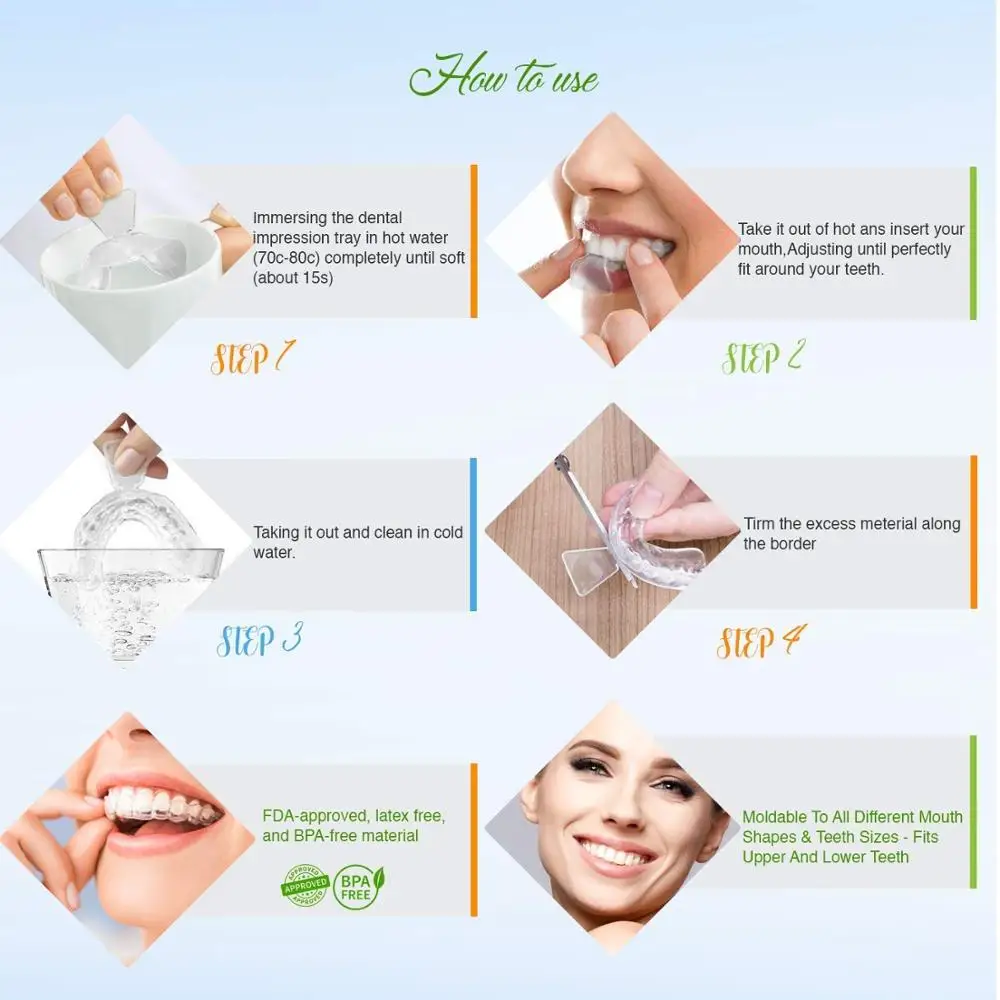 Dighealth профессиональная защита для отбеливания зубов новая модернизированная от