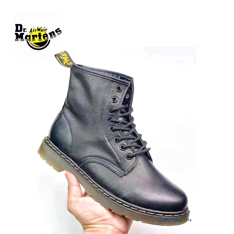 

Dr.Martens Men and Women Classic 1460 Soft Genuine Leather Doc Martin 8 Eyes Boots Unisex Durable Slip-Resistant Casual Shoes