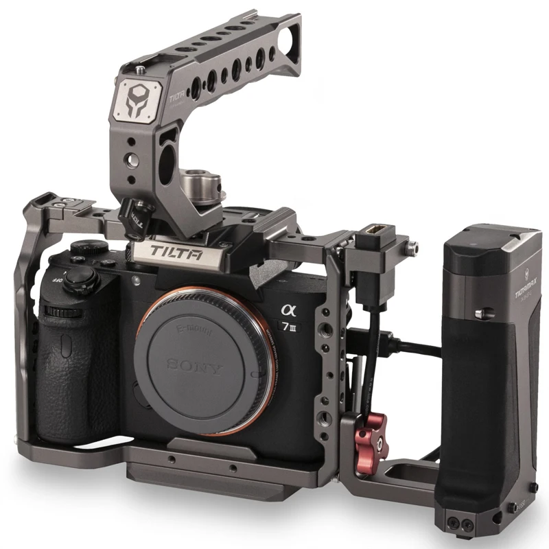 Полная Клетка Tilta A7 A9 комплект для установки ручка фотофокуса Sony A7II A7III A7S II A7R IV