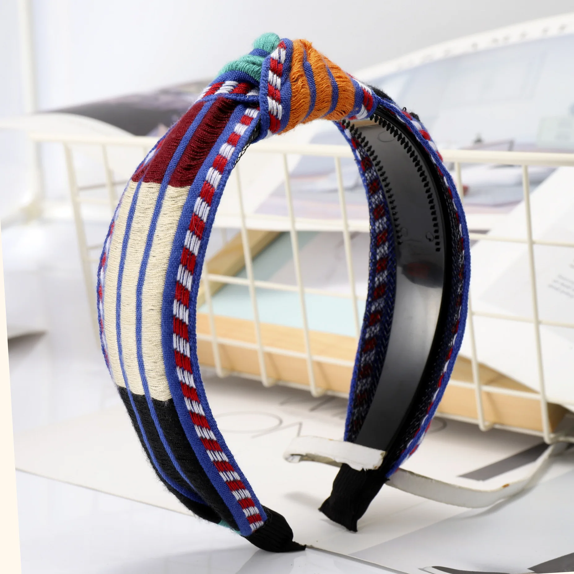 

Original Family Style Sub Bowknot Headband Retro Knot Headband Headband C172