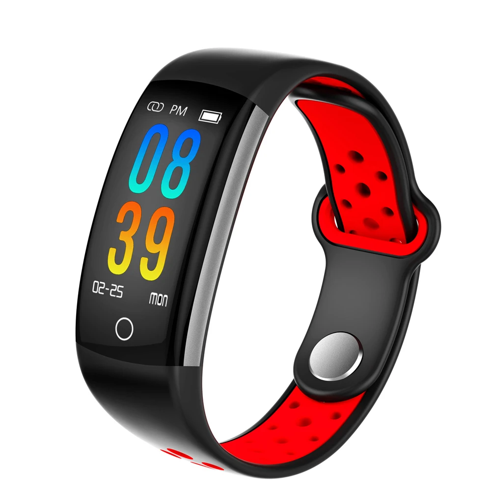 

Smart Bracelet Women Q6 Bluetooth Smartwatch Men Heart Rate Blood Pressure Monitor Sport Watch Fitness Tracker for Android IOS