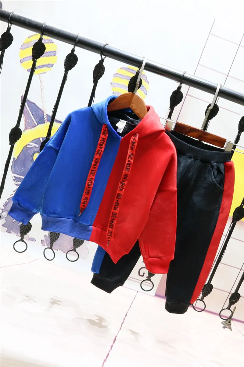 

Fashion Kids Boy Clothes Set Long Sleeve Boutique Kids Clothing Tracksuit 2 Piece Set Ropa Baby Nino Children's Sets BE50DD