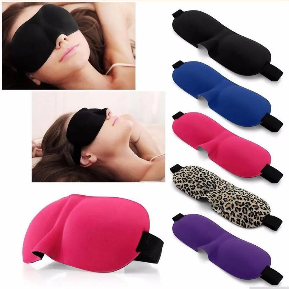 

3D Eye Mask Shade Cover Rest Sleep Eyepatch Blindfold Shield Travel Relax Portable Sleeping Aid Blindfold Eye Patch