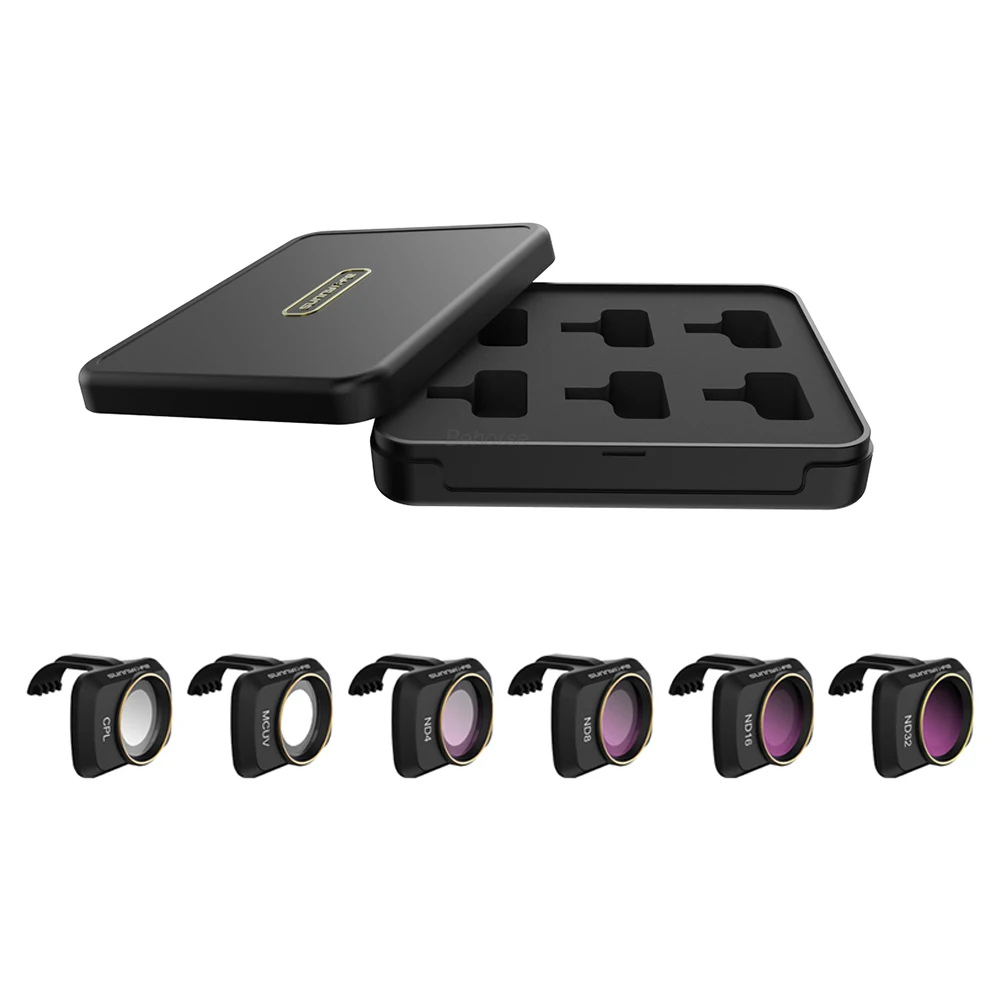 

Набор фильтров для камеры DJI Mavic Mini 2 MCUV ND4 ND8 ND16 ND32 CPL ND/PL