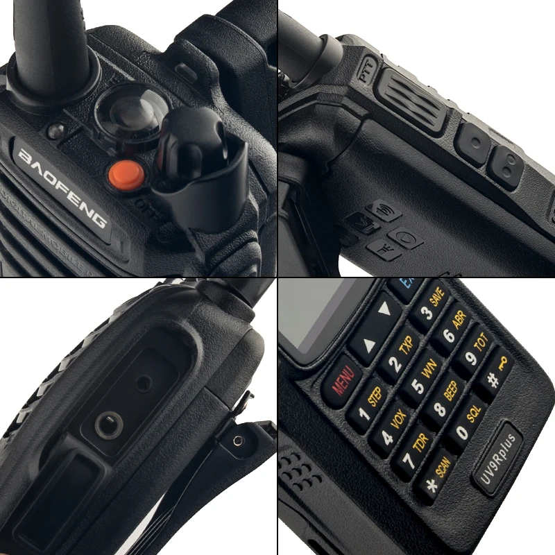 Baofeng оригинальный UV 9Rplus Водонепроницаемый IP68 иди и болтай Walkie Talkie “иди высокой