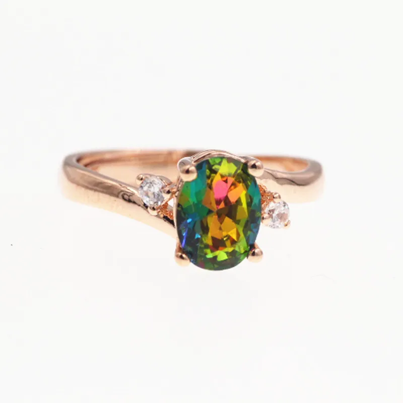 Женское кольцо из серебра 925 пробы с покрытием розового золота|wedding rings for women|open