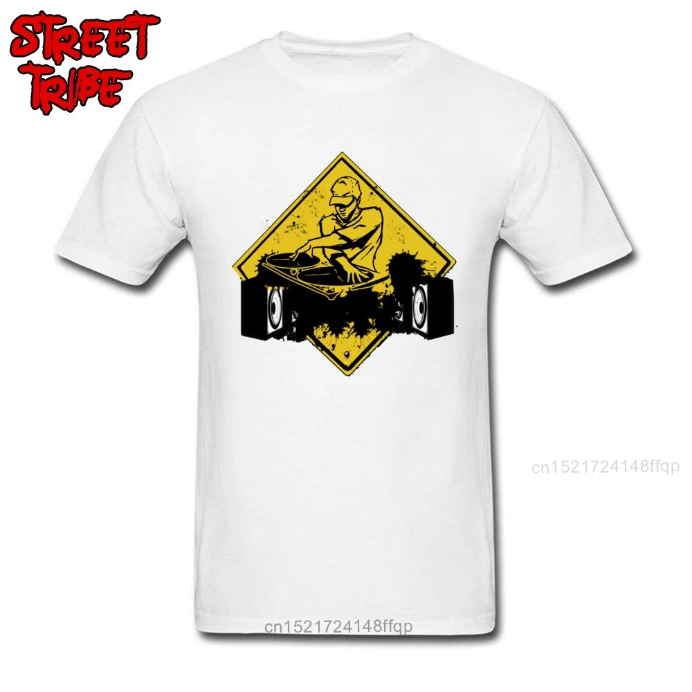 Мужская футболка 100% хлопок Уникальный короткий рукав диск музыка Dj Mix одежда в