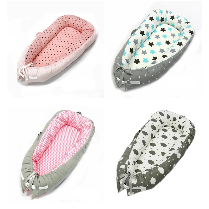 Удобная спальная корзина для новорожденных портативная кроватка из хлопка с