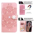 Кожаный чехол-бумажник с цветочным рисунком для Xiaomi Redmi Note 7 8 Pro 9 S 9 S Pro Max Global Note7, чехол-книжка для Redmi 7A 8A