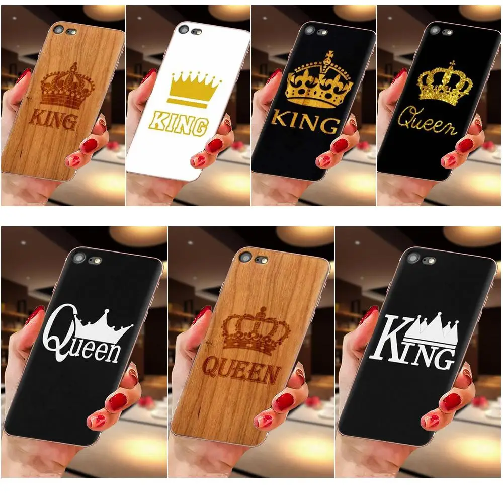 Роскошный чехол King Queen Crown для Huawei Honor Mate Nova Note 20 20s 30 5 5I 5T 7C 8A 8X 9X 10 Pro Lite