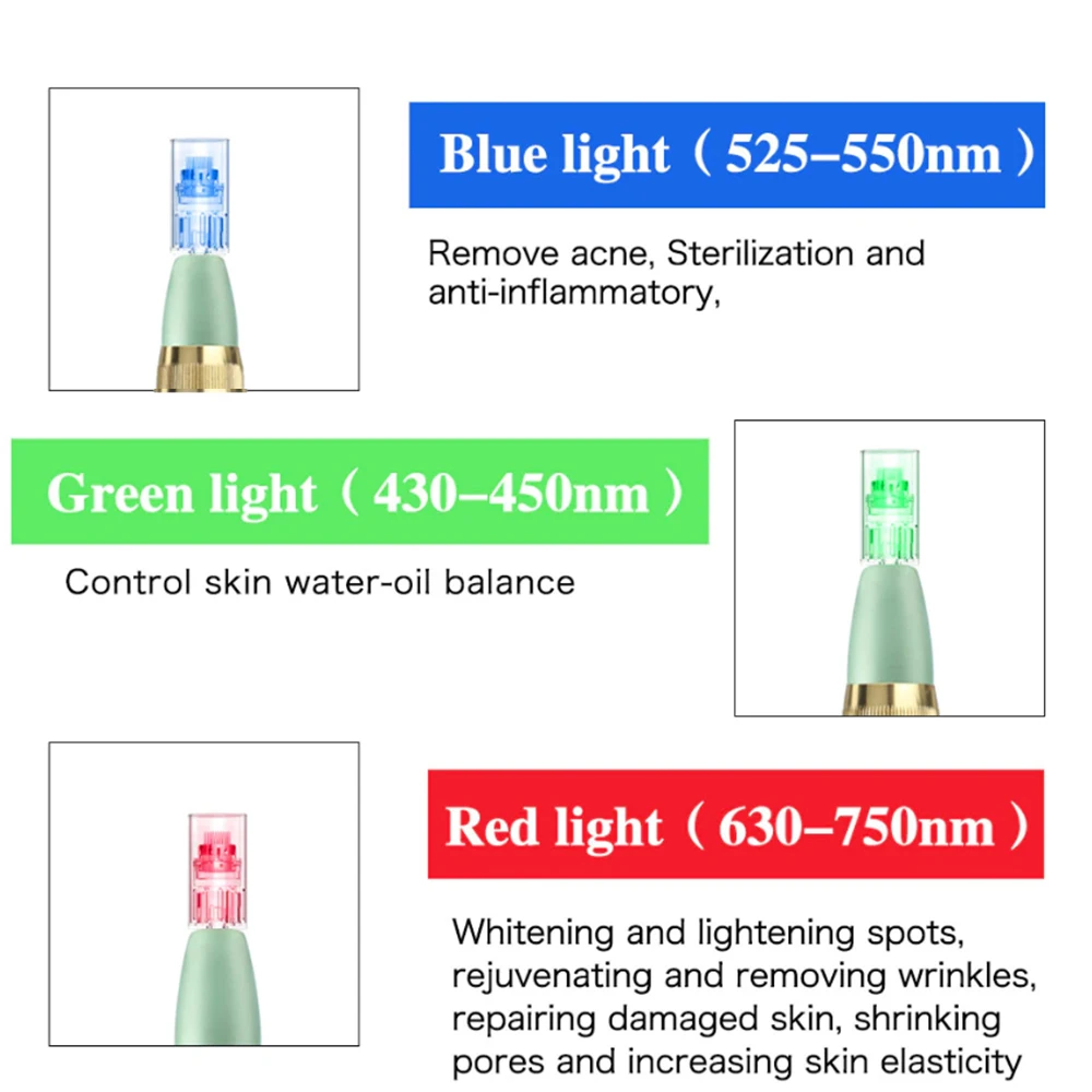 Дерма-ручка для волос Elon-YC E1 лечение акне и морщин импортная фототерапия из 7