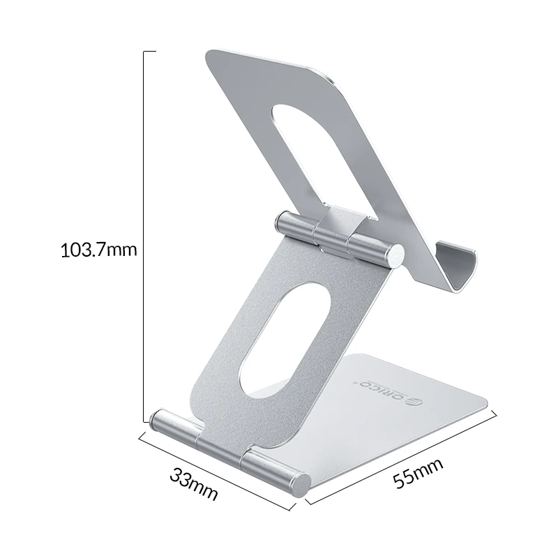 orico desk phone stand holder universal foldable desktop tablet stand for iphone samsung xiaomi ipad tablet metal mountlst free global shipping