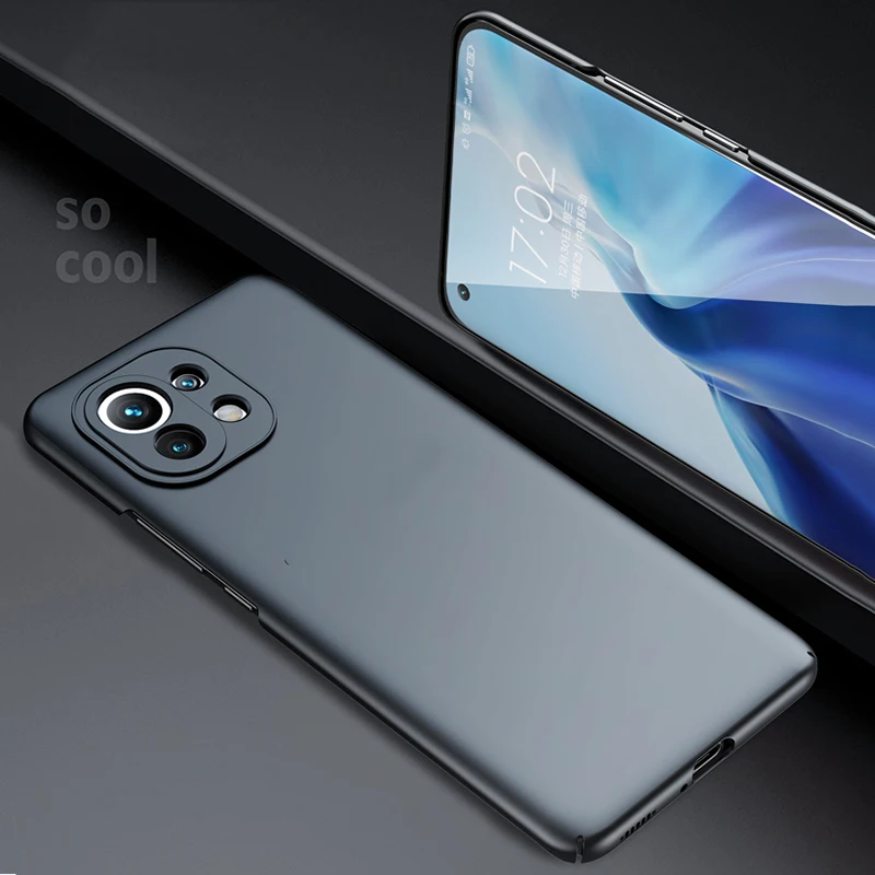 

For Xiaomi Mi 11 Case Hard Matte Back Cover Slim Shockproof Skin Sleeve Phone Case For Xiomi Xiaomi Mi 11 Mi11 Fundas Coque