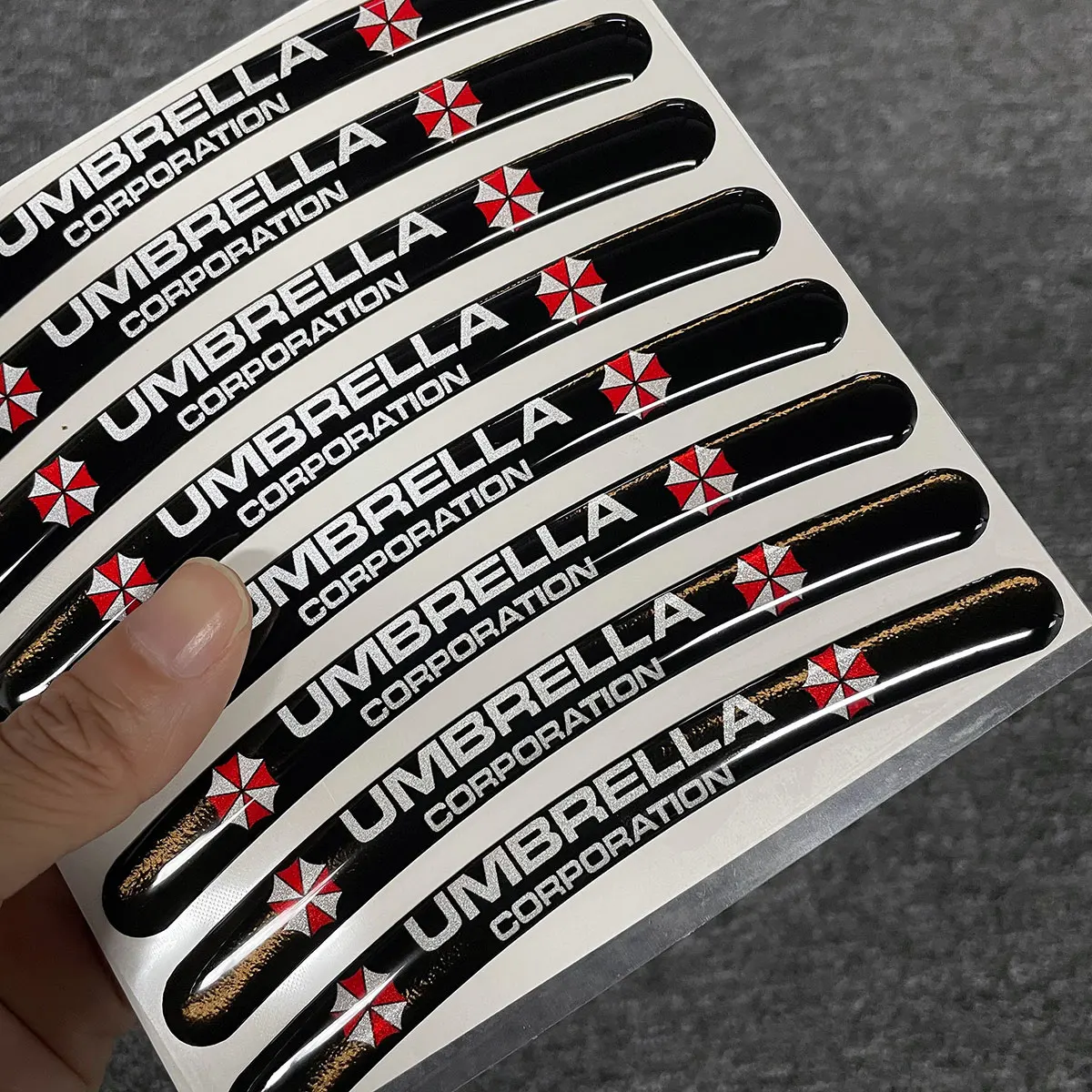 8 шт./лот 3D гелевая полоса обода колеса для мотоцикла Yoshimura наклейка на автомобиль