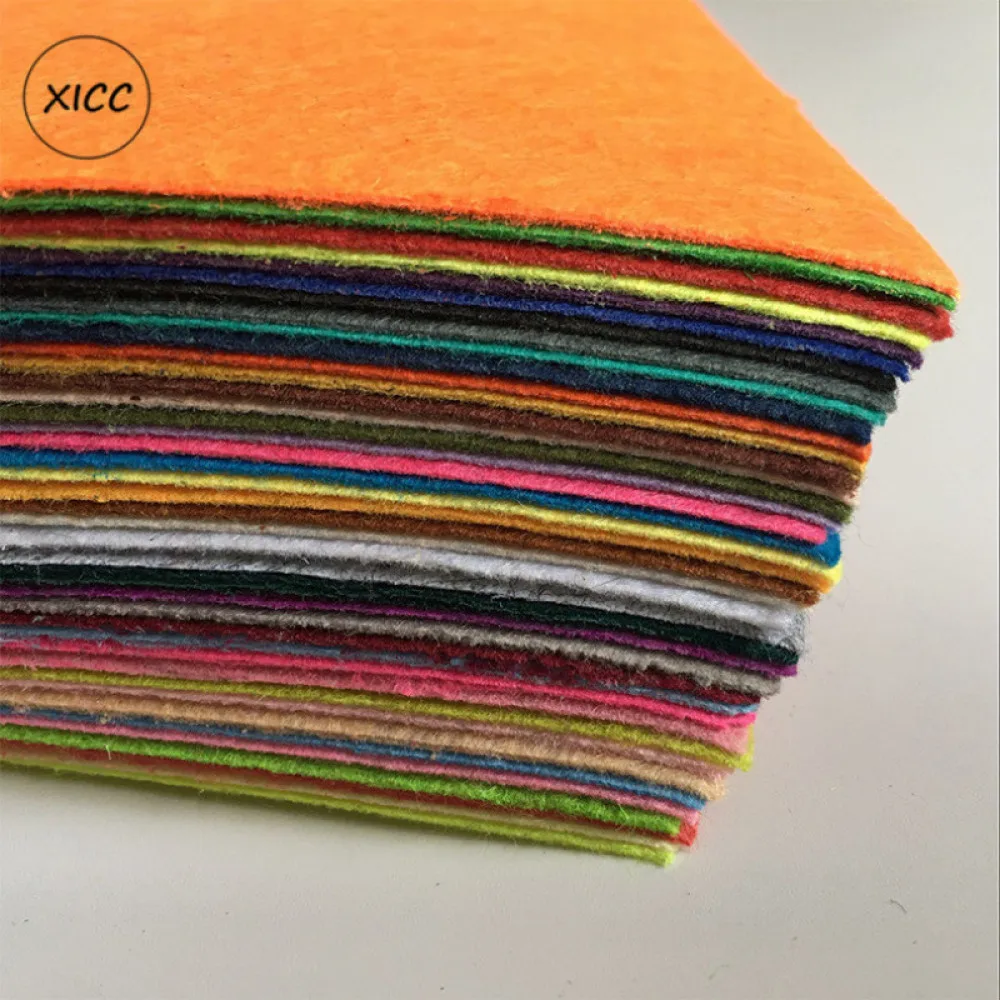 XICC новые 40 шт. нетканый шерстяной войлок ткань украшения дома узор Комплект для