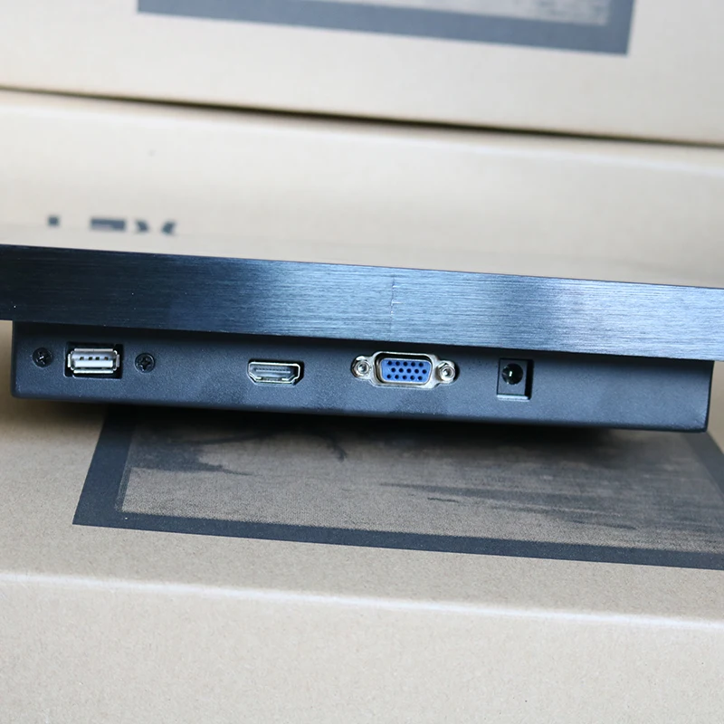 12 &quot12 1 дюймов монитор емкостный сенсорный экран промышленный дисплей VGA HDMI DVI USB
