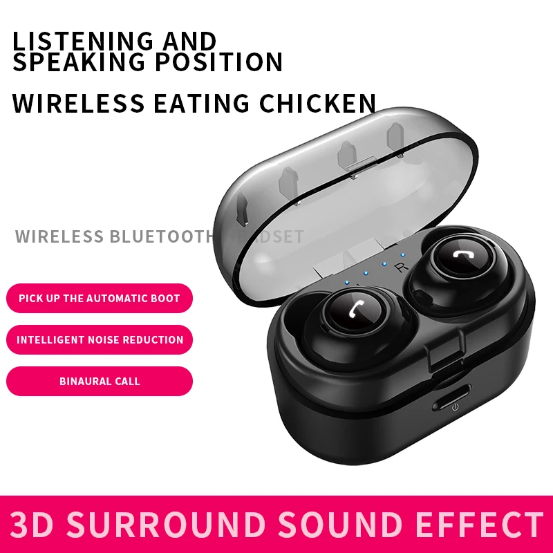 

CP-7 Tws headset wireless bluetooth 5.0 headset mini headset microphone charging box sports headset smartphone