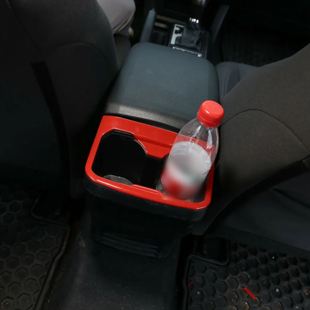 

1pcs Holder Frame Red Rear Row Cup For Toyota Tacoma 2016-2020 Accessory