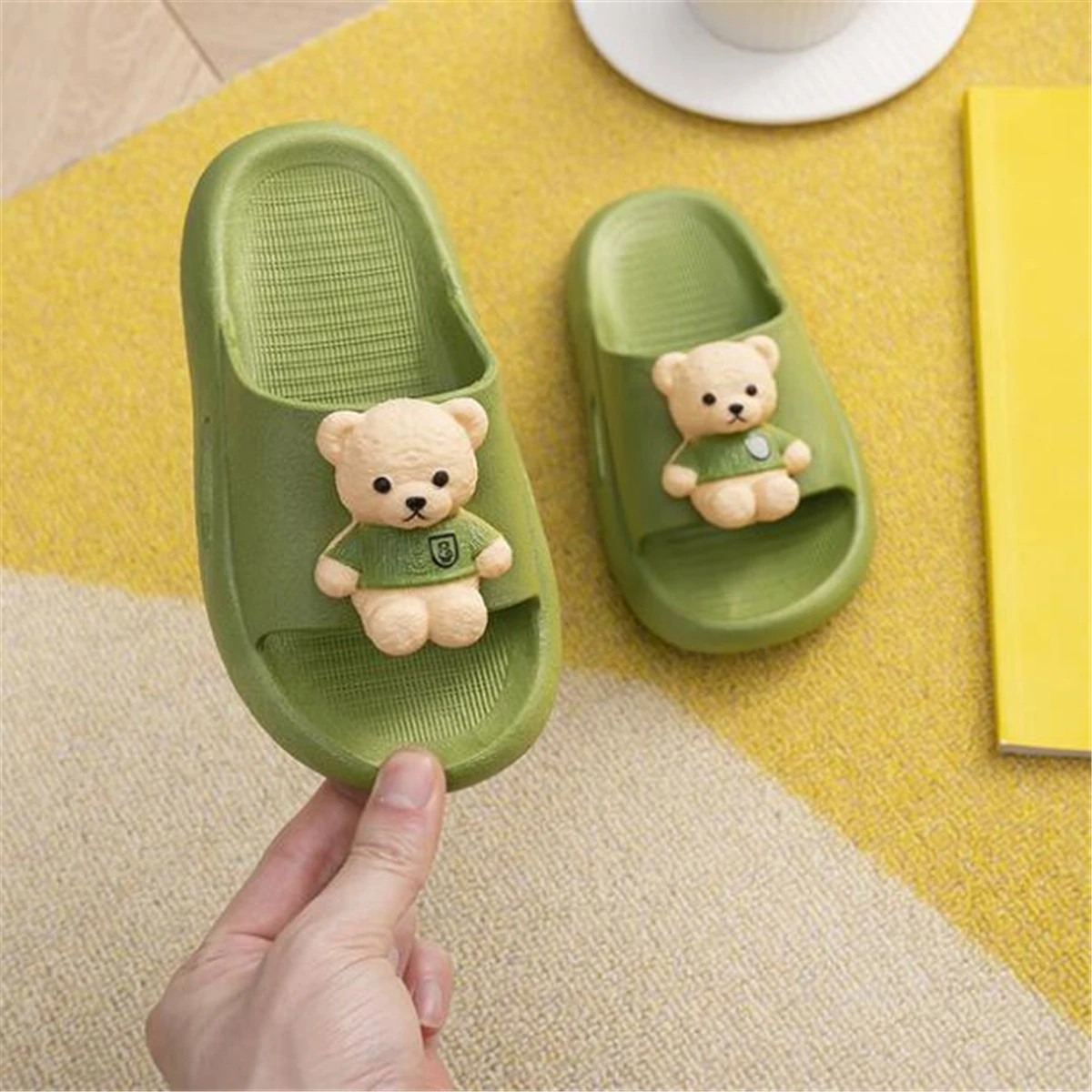 Новинка лета 2021 милая детская одежда для улицы и ванной Нескользящие сандалии с