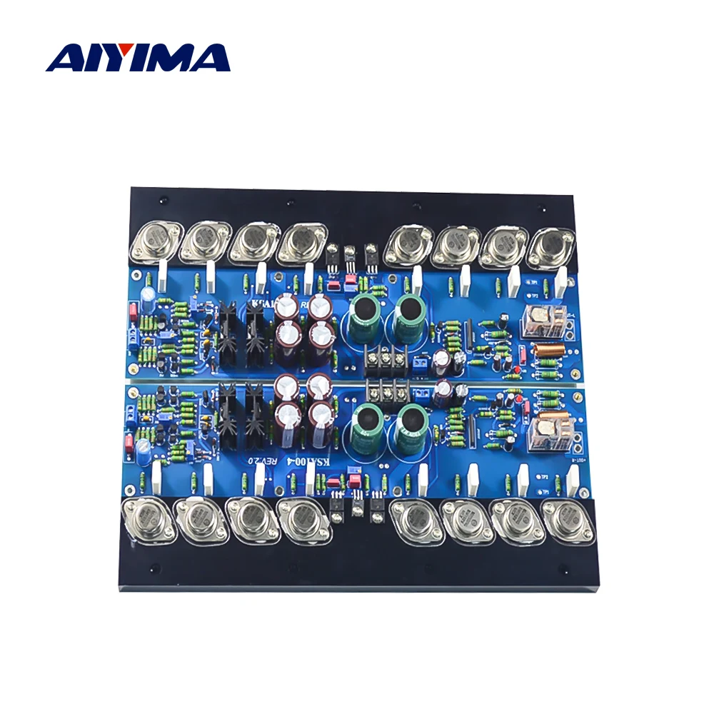 

Трубный усилитель AIYIMA KSA100, 2 шт., класса A, 300Wx2, Hi-Fi усилитель мощности, звуковая плата с защитной схемой динамика
